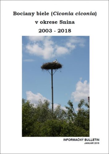 Informačný buletín bociany biele v okrese Snina