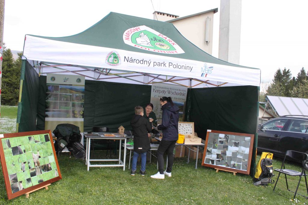 Informačný stánok NP Poloniny.