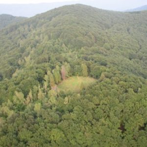 Pohľad na vojnový cintorín Hodošík