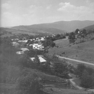 Pohľad na niekdajšiu dedinu Smolník