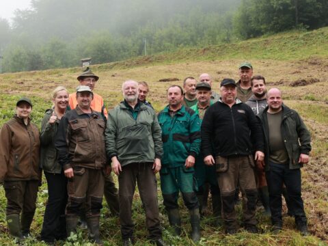Fotografia pracovníkov Správy NP Poloniny
