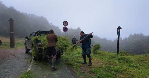 Pracovníci Správy NP Poloniny v akcii