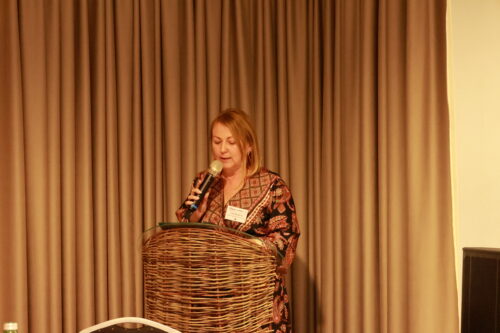 Moderátorka Mgr. Iveta Buraľová.