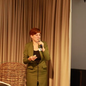 Prezentujúca Ing. Daniela Galandová.