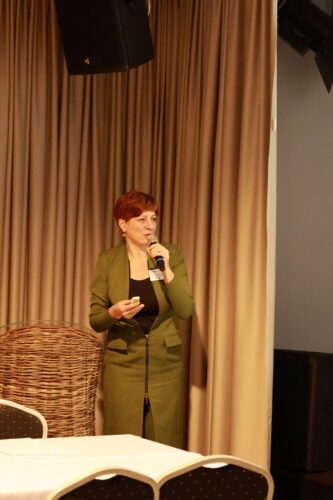 Prezentujúca Ing. Daniela Galandová.