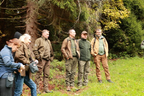 Zamestnanci Správy NP Poloniny v teréne.