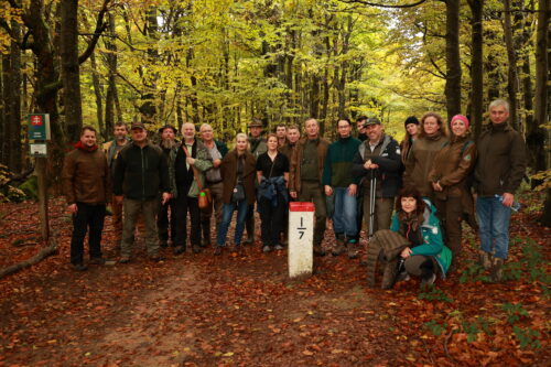 Foto účastníkov na slovensko-poľskej hranici.