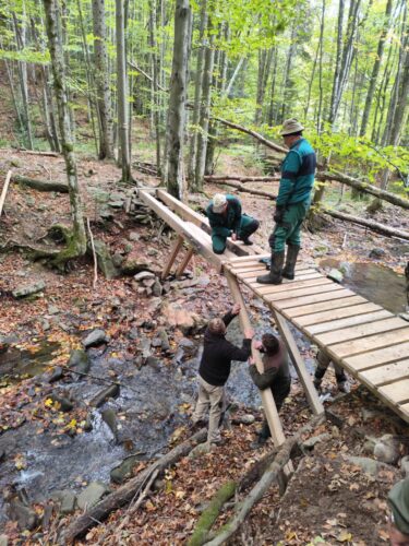 montáž novej lávky