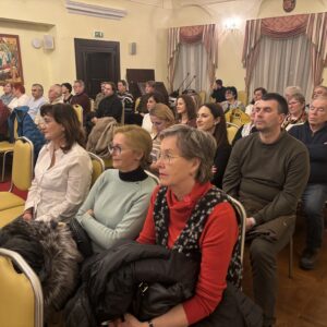 záber na návštevníkov