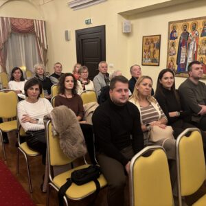 záber na publikum a zamestnancov Správy NP Poloniny