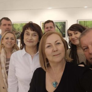 selfie šiestich návštevníkov