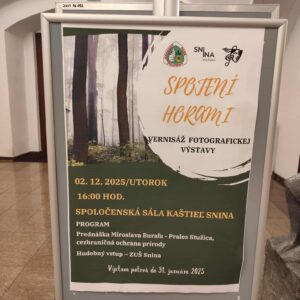 banner s informáciami o vernisáži